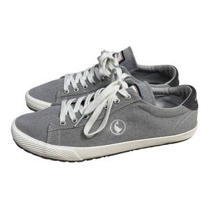 El Ganso Gray Casual Men's Sneakers 44 Size 10.5 Low Top Canvas Tie Shoe